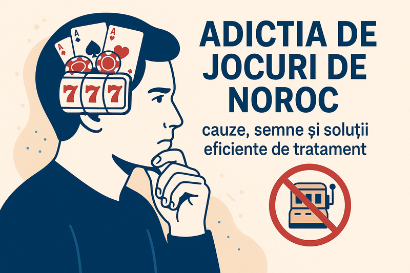 🧠 Adicția de jocuri de noroc: cauze, semne și soluții eficiente de tratament