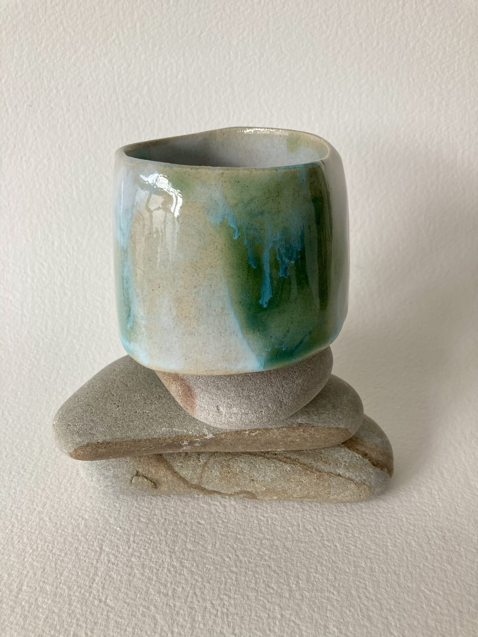 Série "Chawan" Kurinuki oribe