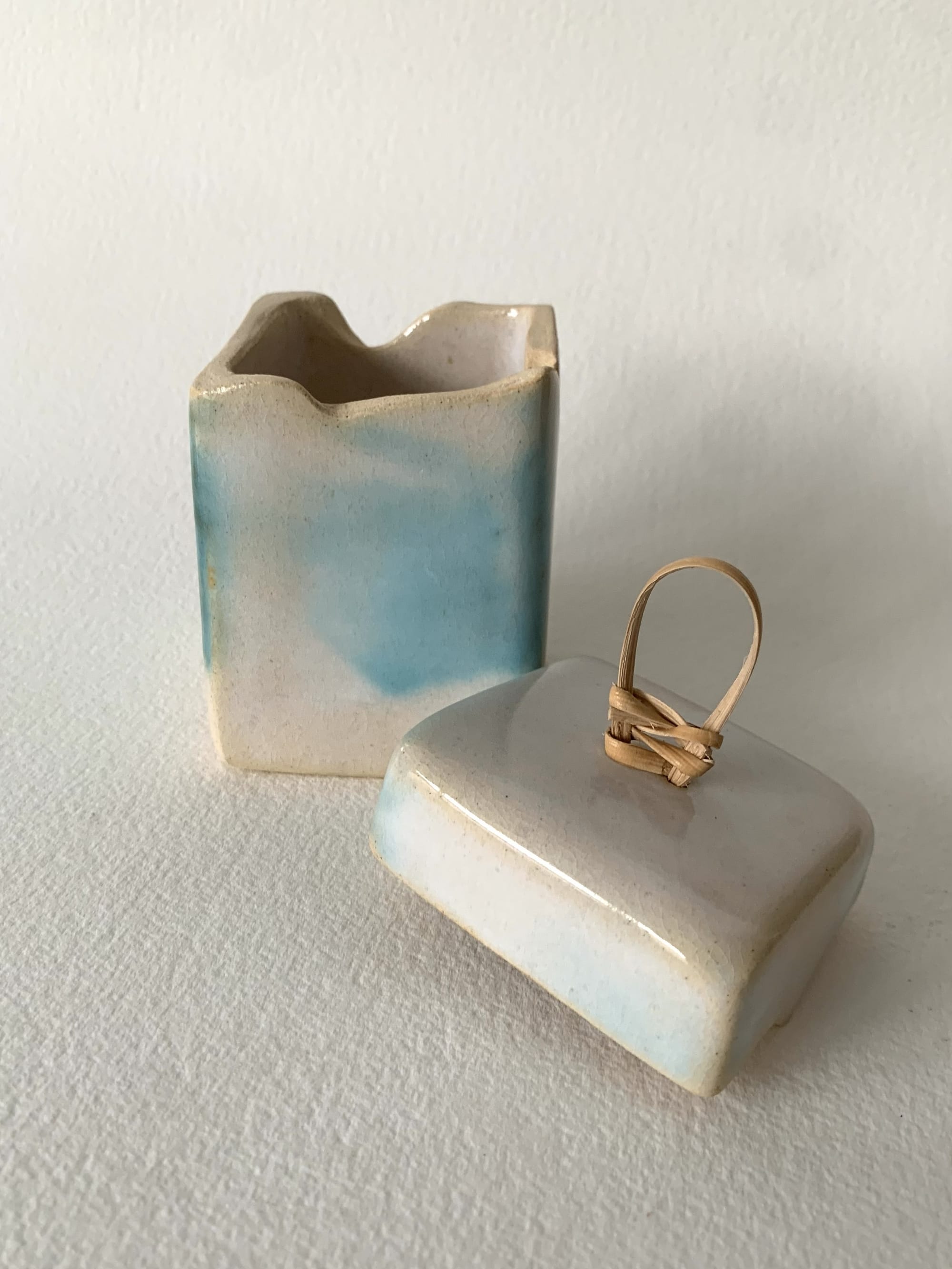 Boite à thé 2 - Oribe (détail ouverture)