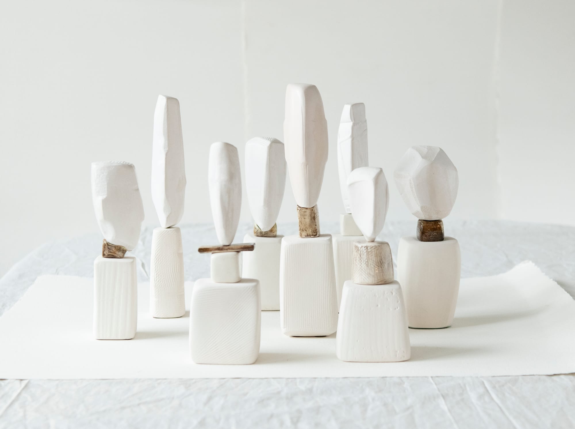 Série de petits totems