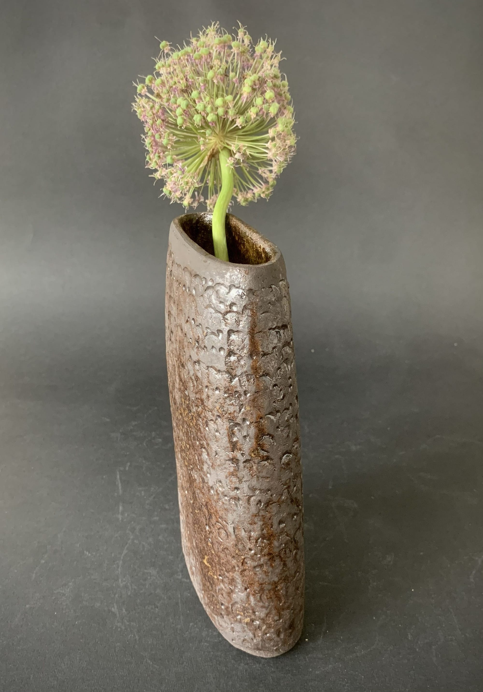 Collection Yoru - Vase noir tube VH7
