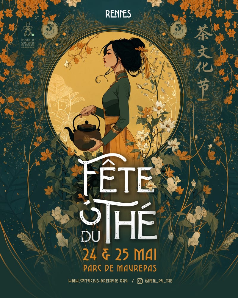 PARTICIPATION FÊTE DU THE 24 & 25 MAI de 14 à 18h, Parc de Maurepas, Rennes.