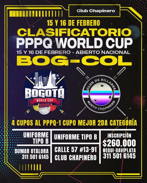 CLASIFICATORIO EN EL CLUB CHAPINERO