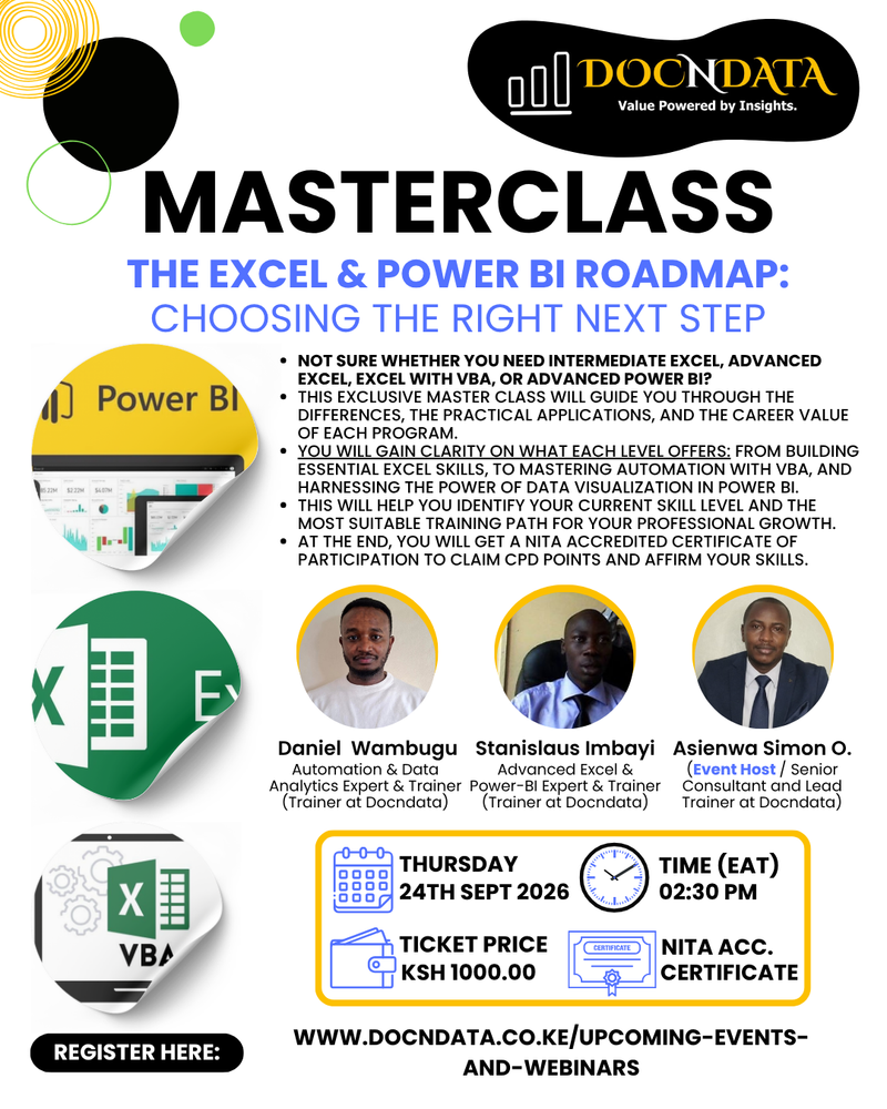 MASTERCLASS - The Excel & Power BI Roadmap: Choosing the Right Next Step