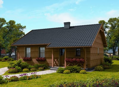 Dom wg projektu La Palma wraz z tarasem