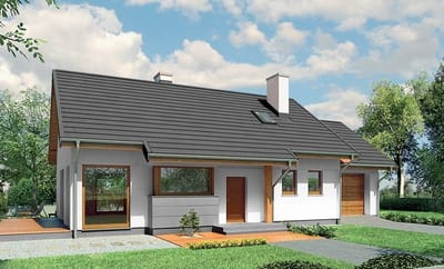 Dom jednorodzinny realizowany wg projektu M141