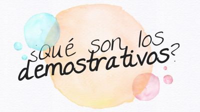 Spanyol mutató névmások (los pronombres demostrativos)