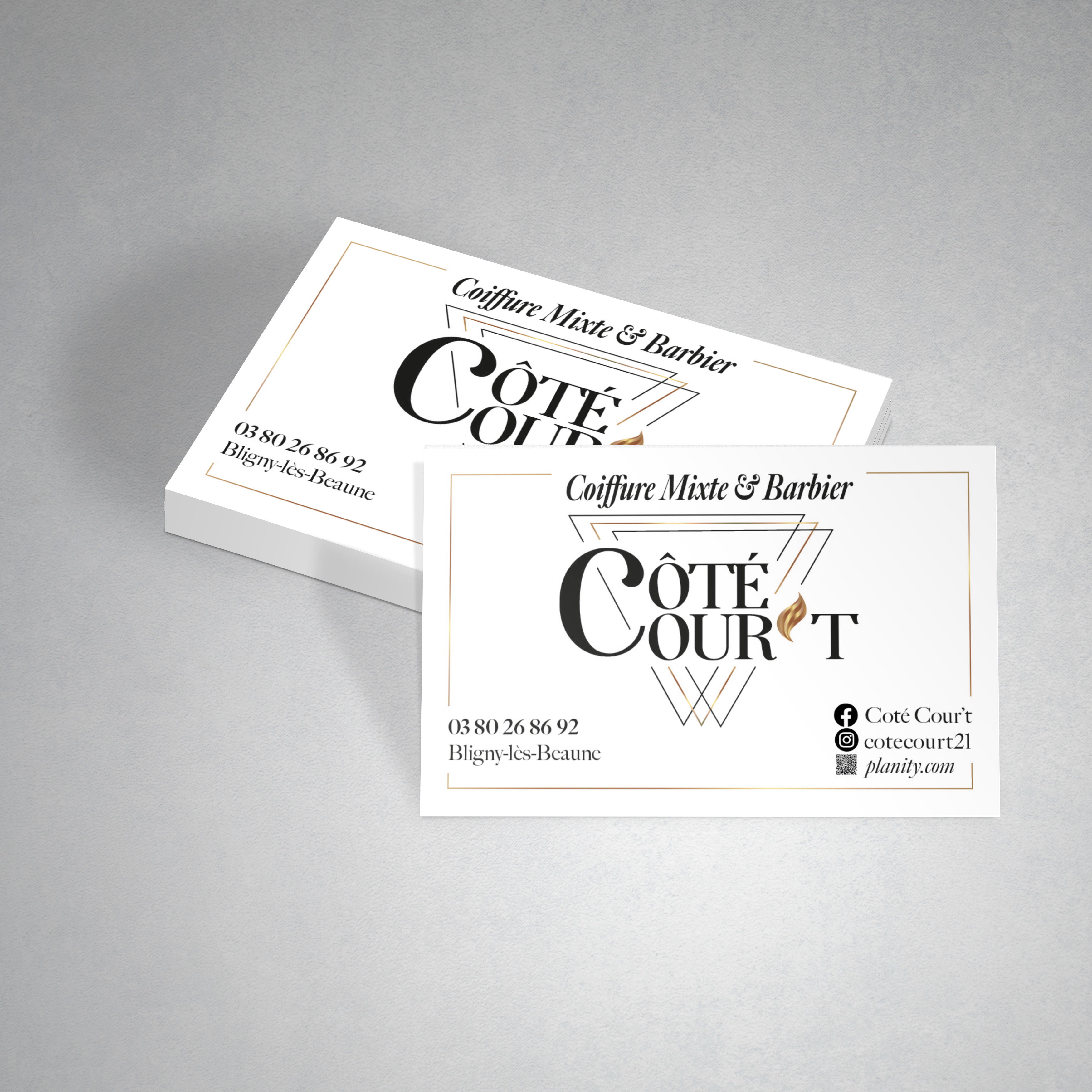 Business cards, flyers and advertising inserts