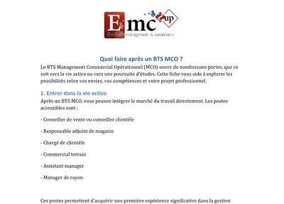 Mais que faire après le BTS ?