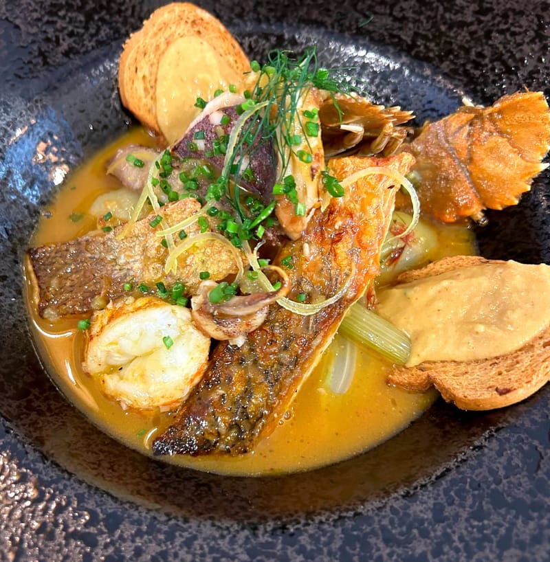 Seafood Bouillabaisse "La friandise" Rouille Sauce