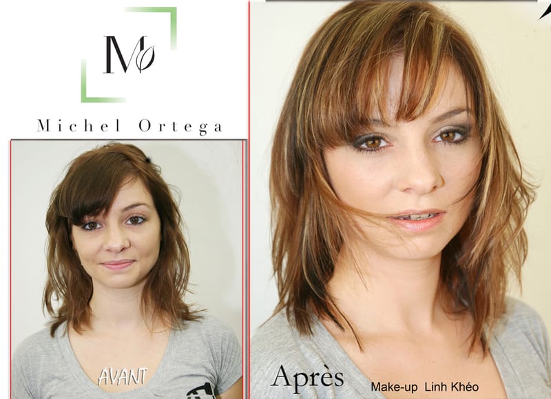 Coloration végétale... une application, soin,  sèchage cheveux courts