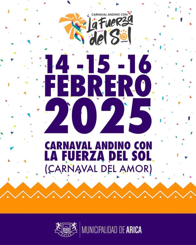 Carnaval andino con la fuerza del sol
