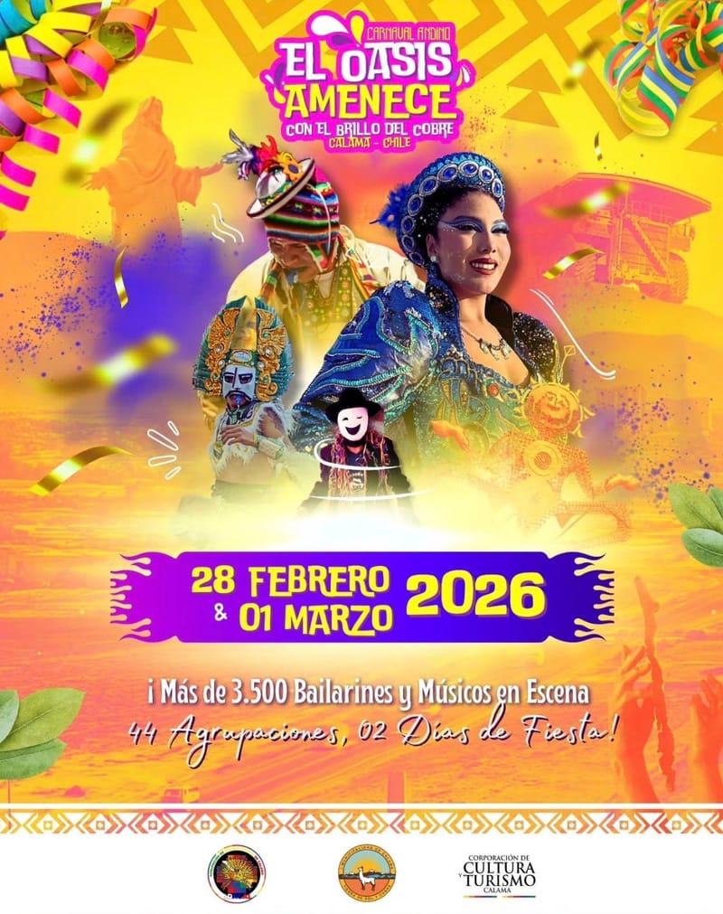 Carnaval calama febrero 2026