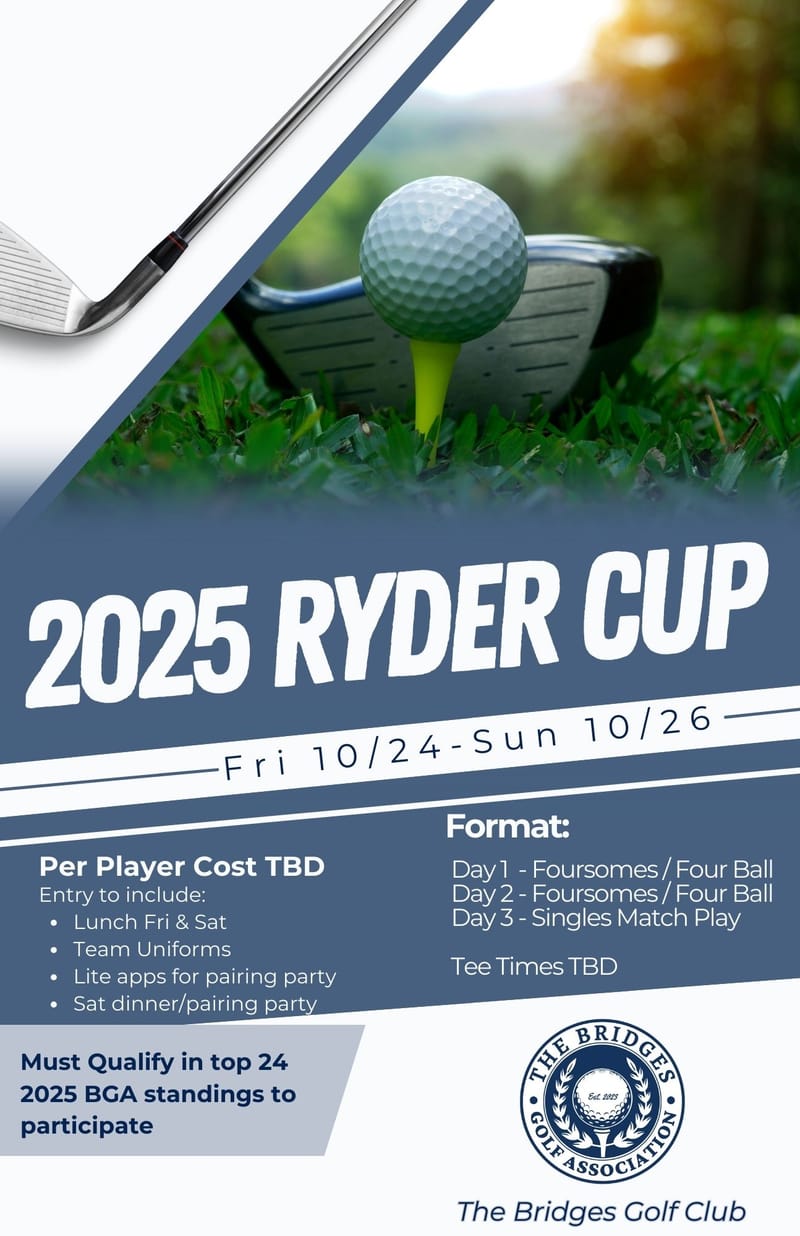 3nd ANNUAL BGA Ryder Cup