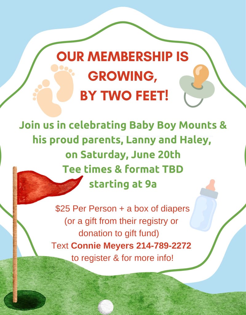 Mounts Baby Shower Tournament (Non-BGA Tournament)