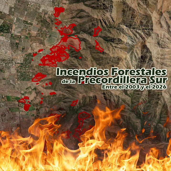 Incendios Forestales de la Precordillera Sur 2003-2026