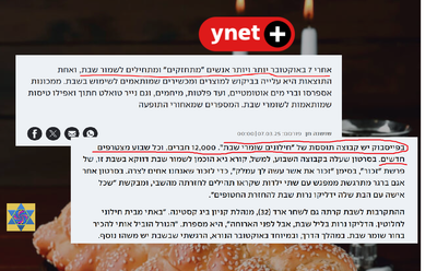 YNET מפרגנים לנו: חילונים שומרי שבת