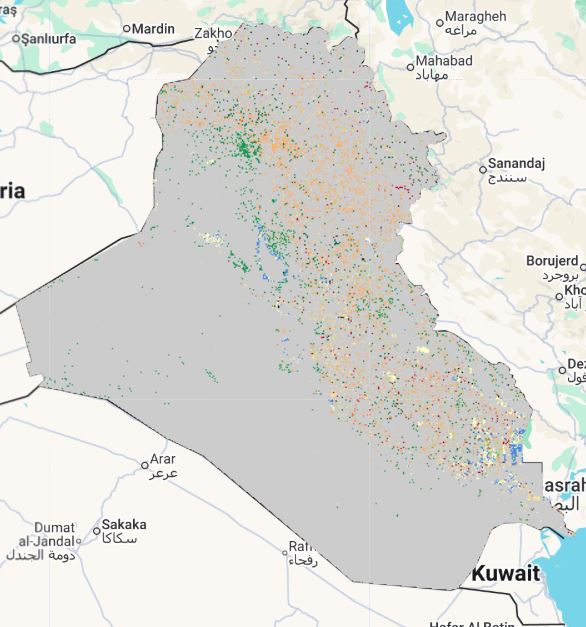 Degradation type (2015-2020)