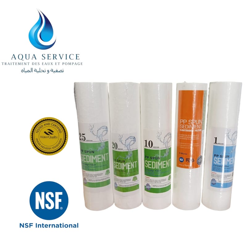 Cartouche Bobinée 20µm Pour Filtre à Eau 9'' 3/4
