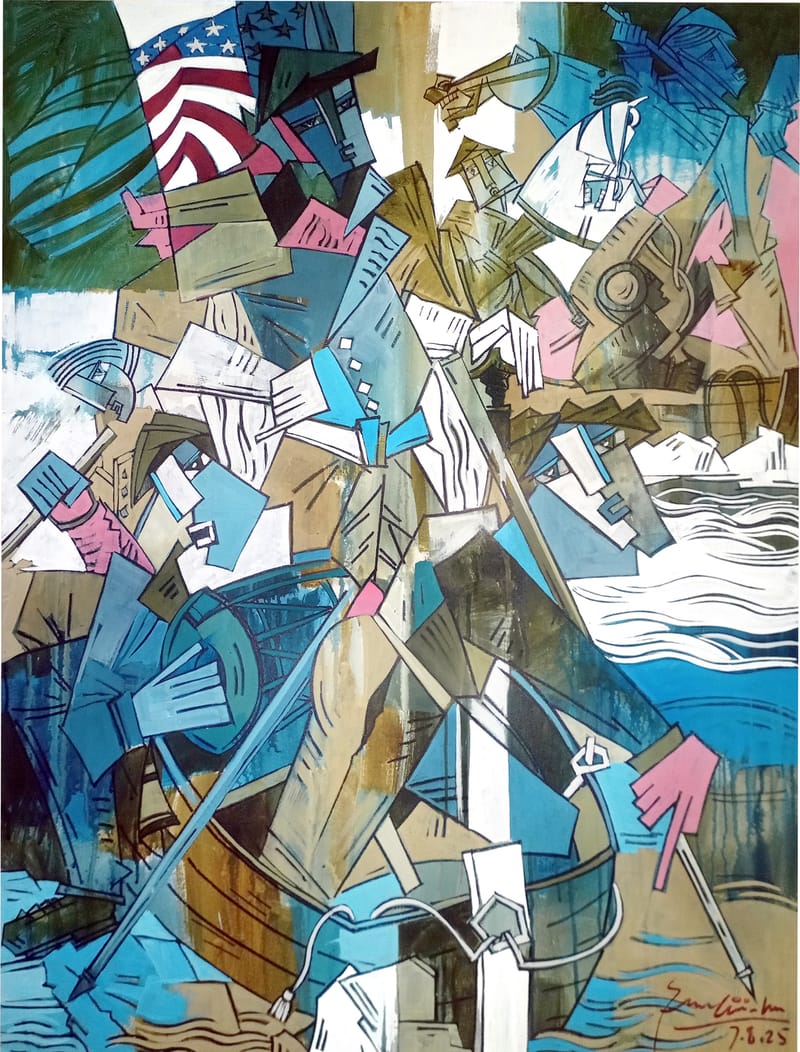 A Revolutionary Reimagining: Edward William's "Washington Crossing the Delaware"