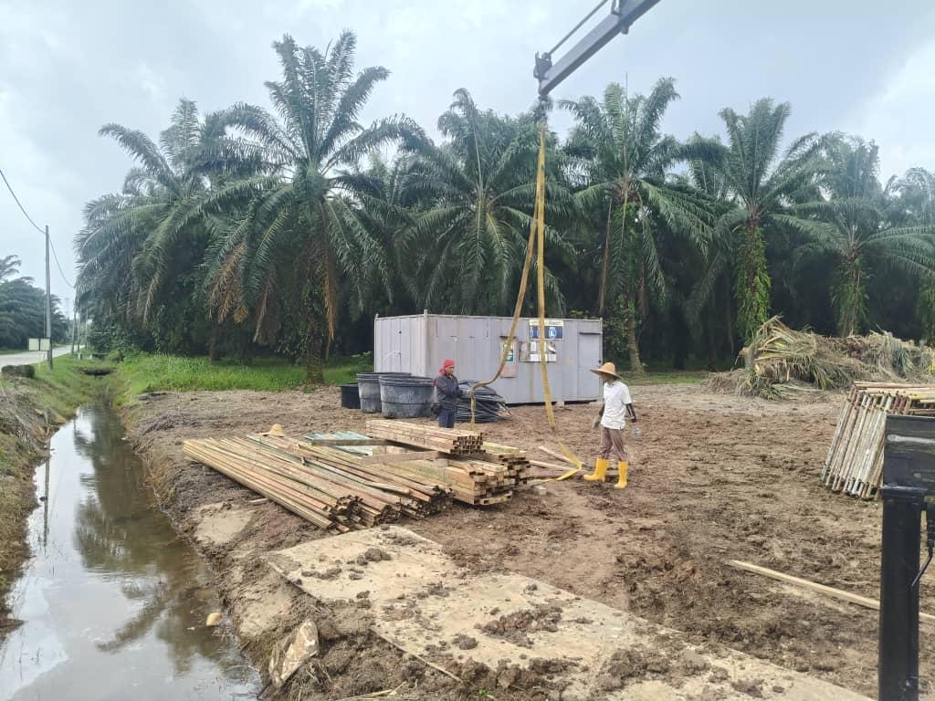 Delivery of Piling Materials