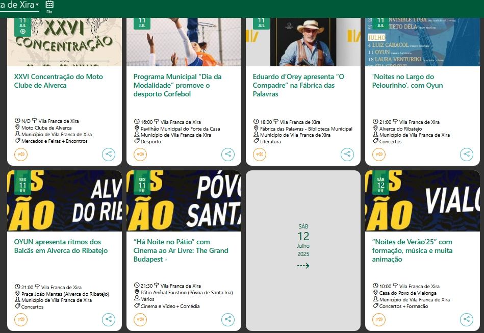 Agenda Vila Franca de Xira