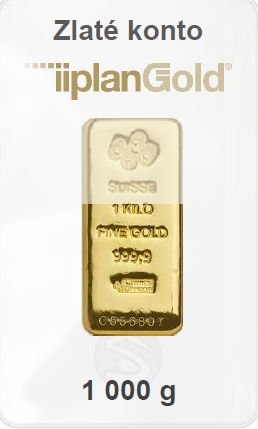 iiplanGold - účet podložený 1kg zlata