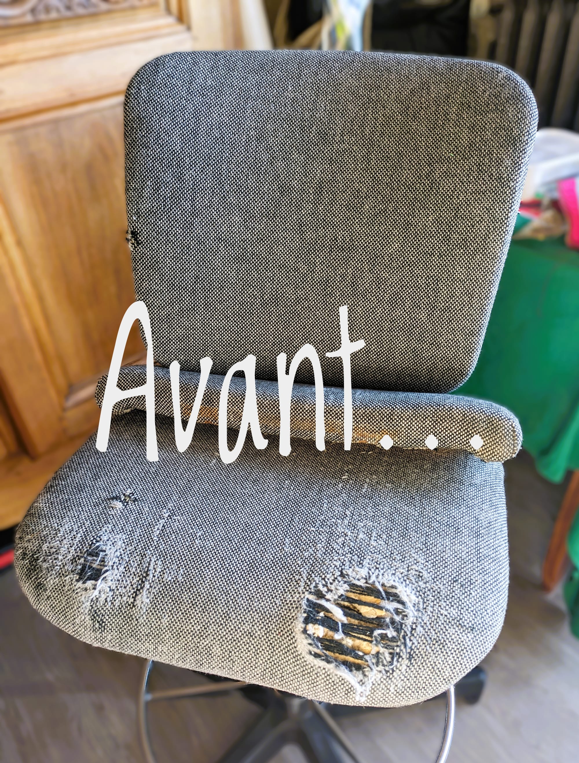 Restauration d'un fauteuil de chef d'orchestre