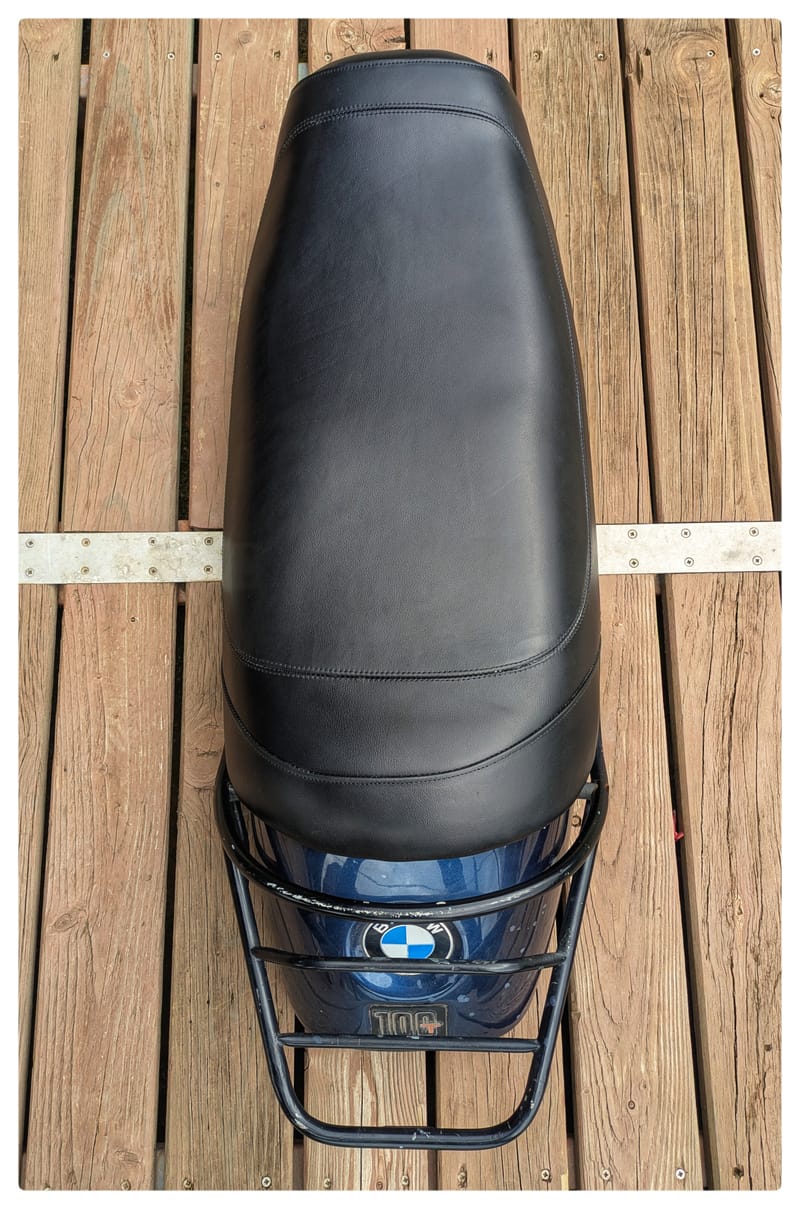 Selle BMW R100.