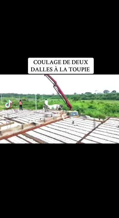 COULAGE DE DEUX DALLES JUMELEES