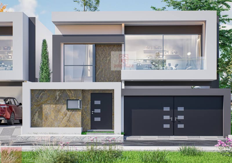 VILLA DUPLEX JUMELE DESIGN 250m²