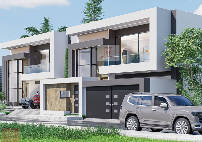 VILLA DUPLEX JUMELE DESIGN 250m²