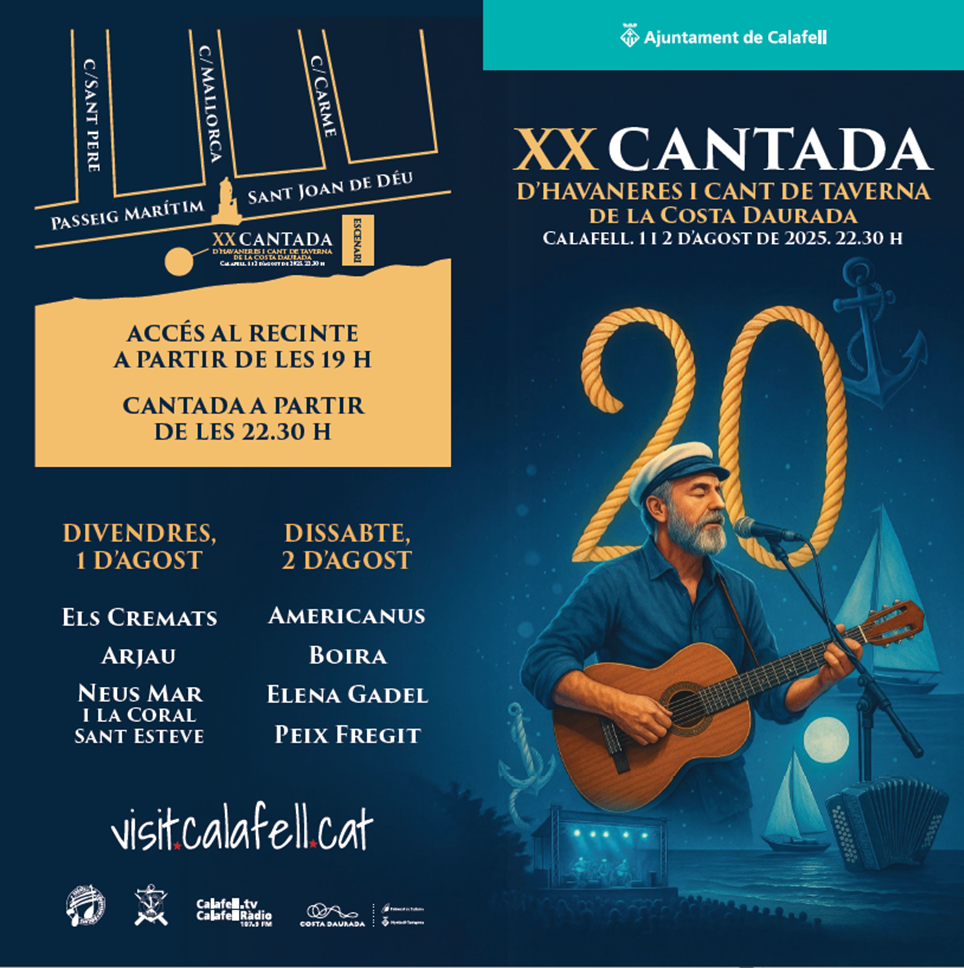 Cantada d'Havaneres a Calafell. Agost 2025