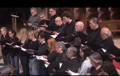 La Coral Sant Esteve present al Mil.lenàri de Montserrat, amb l'estrena de la peça NIGRA SUM, composada pel seu director Eduard Vila.