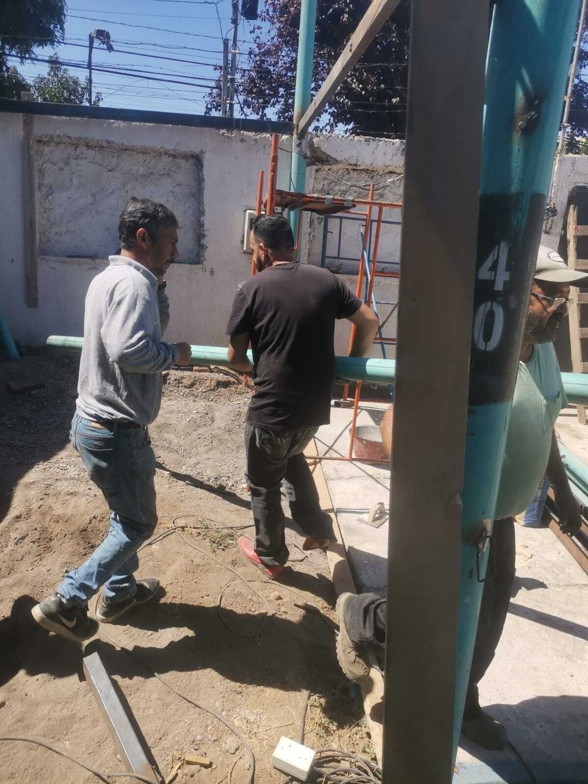 Inicio obras de Ampliación JJVV