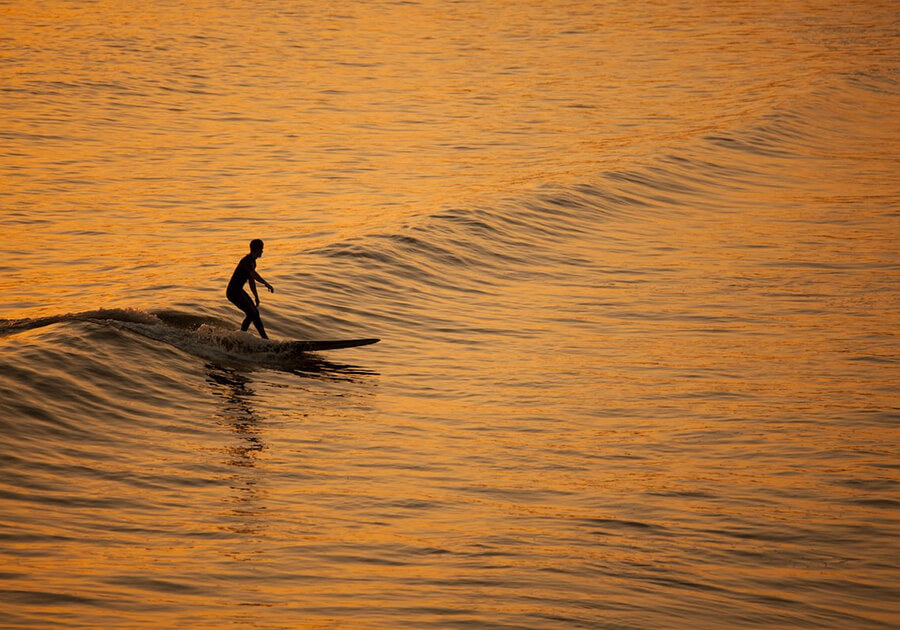 Surfing from beginner to professional