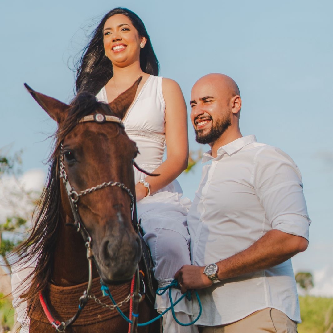 Um cenário perfeito para registrar a fase mais especial da vida a dois.