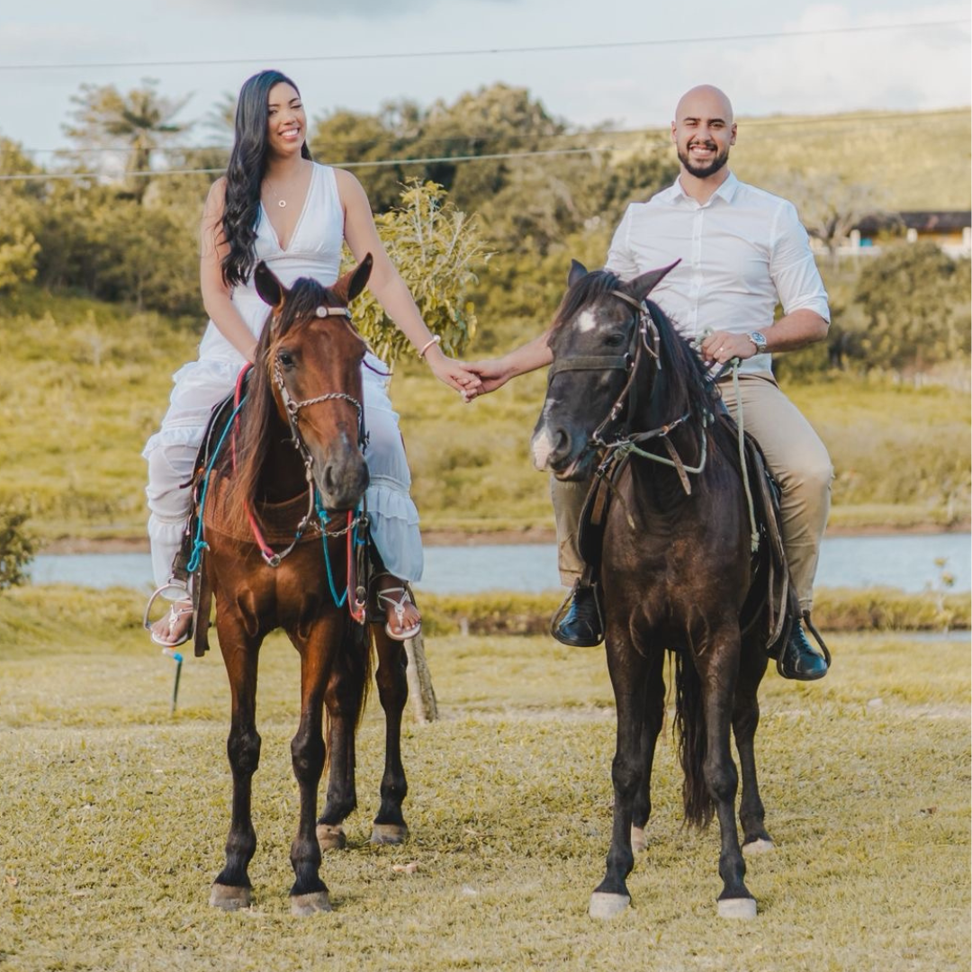 Um cenário perfeito para registrar a fase mais especial da vida a dois.