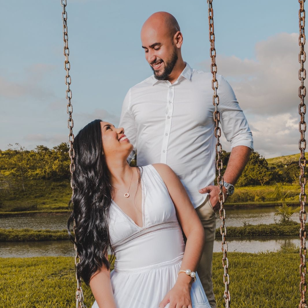 Um cenário perfeito para registrar a fase mais especial da vida a dois.