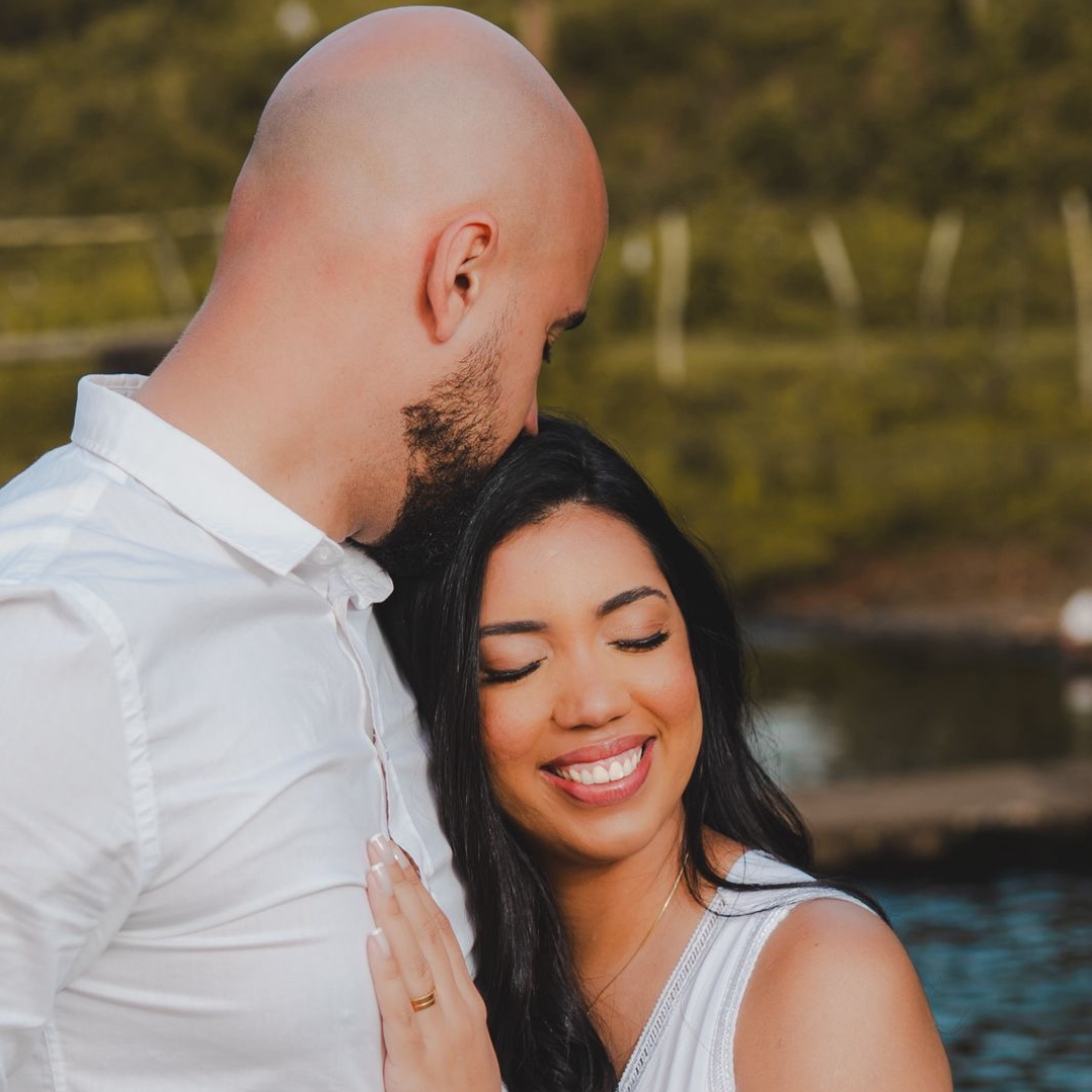 Um cenário perfeito para registrar a fase mais especial da vida a dois.