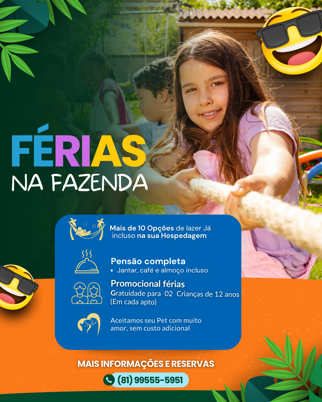 Despedida das férias do jeito que elas merecem!