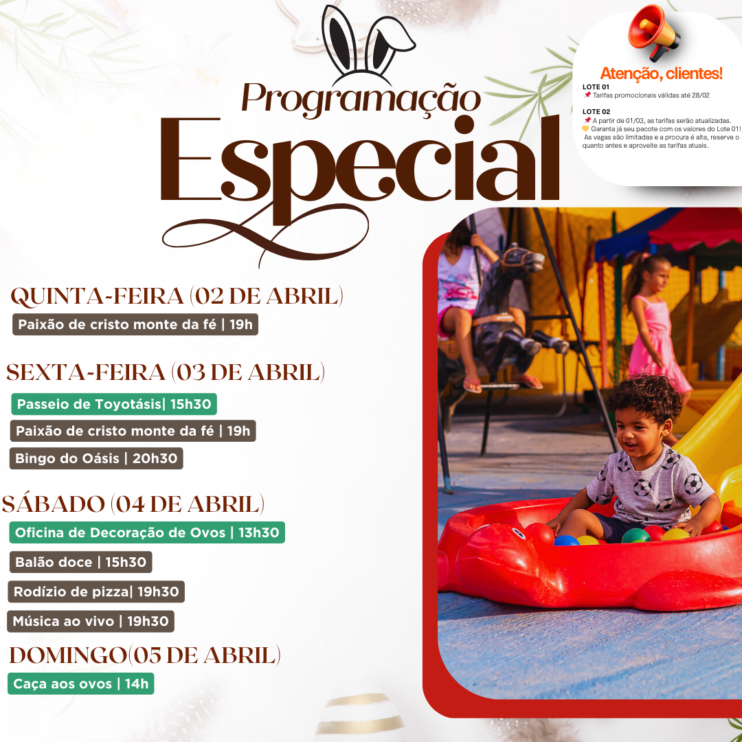 Uma Páscoa em família, com natureza, tradição e a magia do coelhinho.