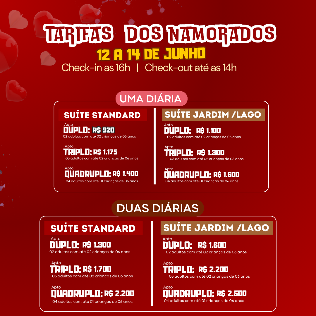 Dia dos Namorados na Fazenda Oásis