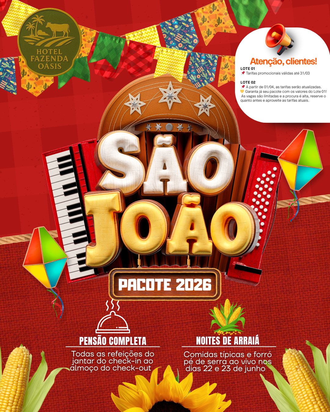 São João na Fazenda Oásis 2026
