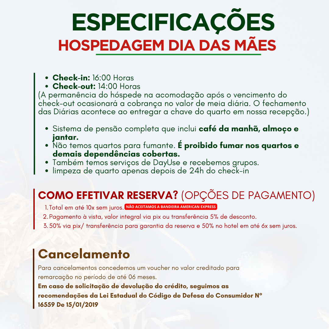 Dia das Mães Especial na Fazenda Oásis