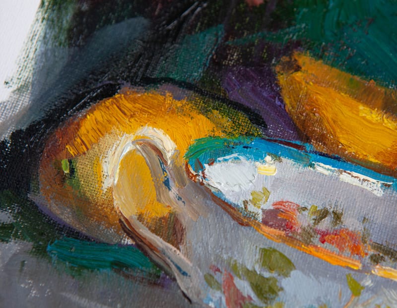 NATURMORT WITH PEACH