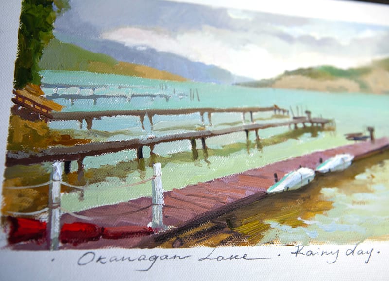 OKANAGAN LAKE | RAINY DAY | BOATS