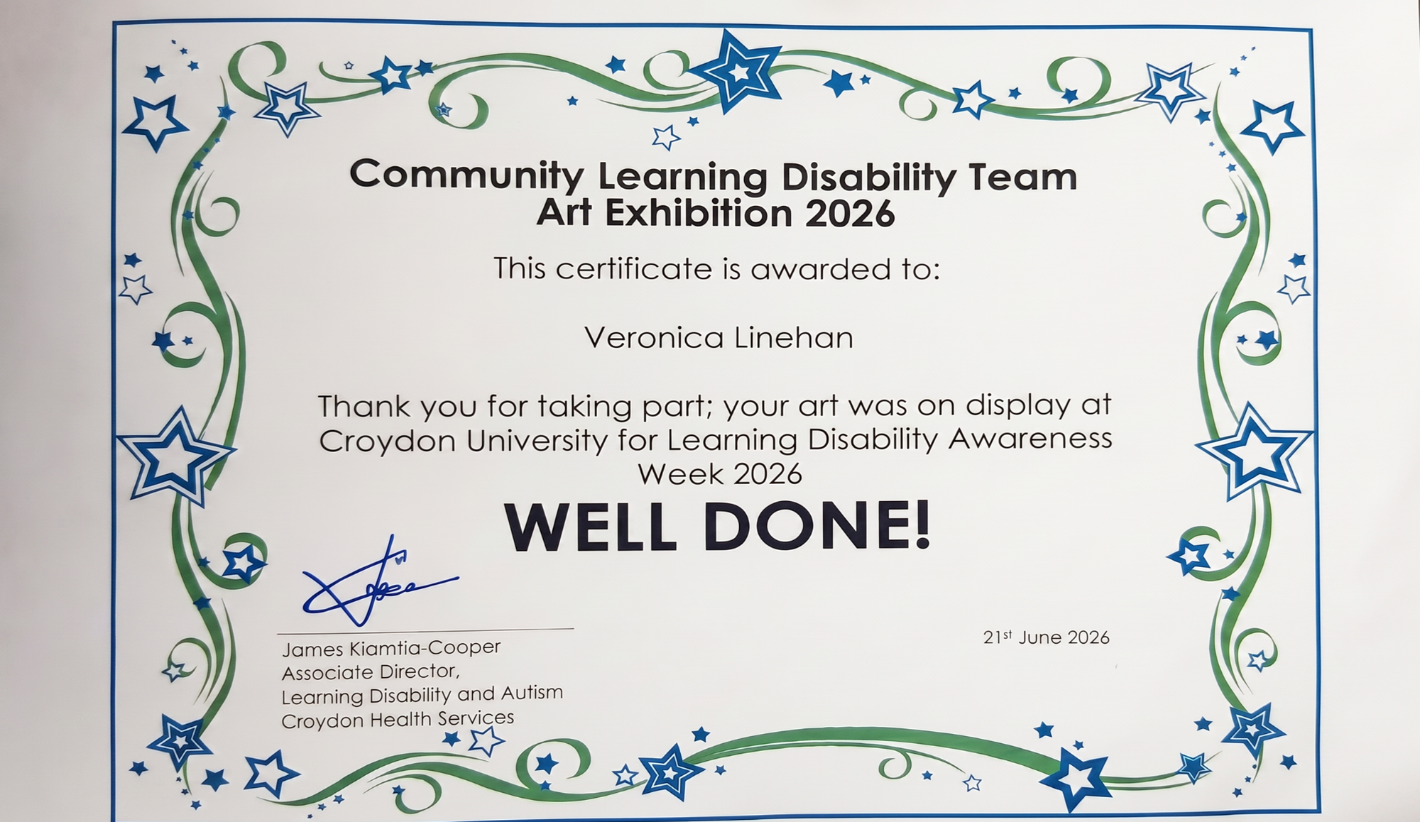 Our Resident's achievement🏆