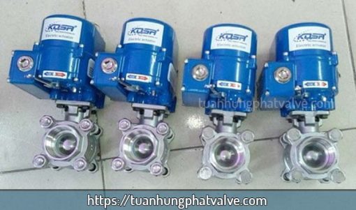 Van bi điều khiển điện KosaPlus lắp ren Hàn Quốc chất lượng cao
