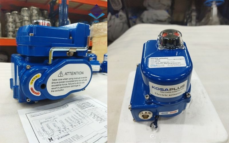 Ứng dụng động cơ điện KE016 trong điều khiển van công nghiệp tự động